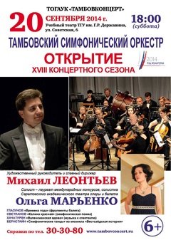 Концерт Тамбовского симфонического оркестра (6+)