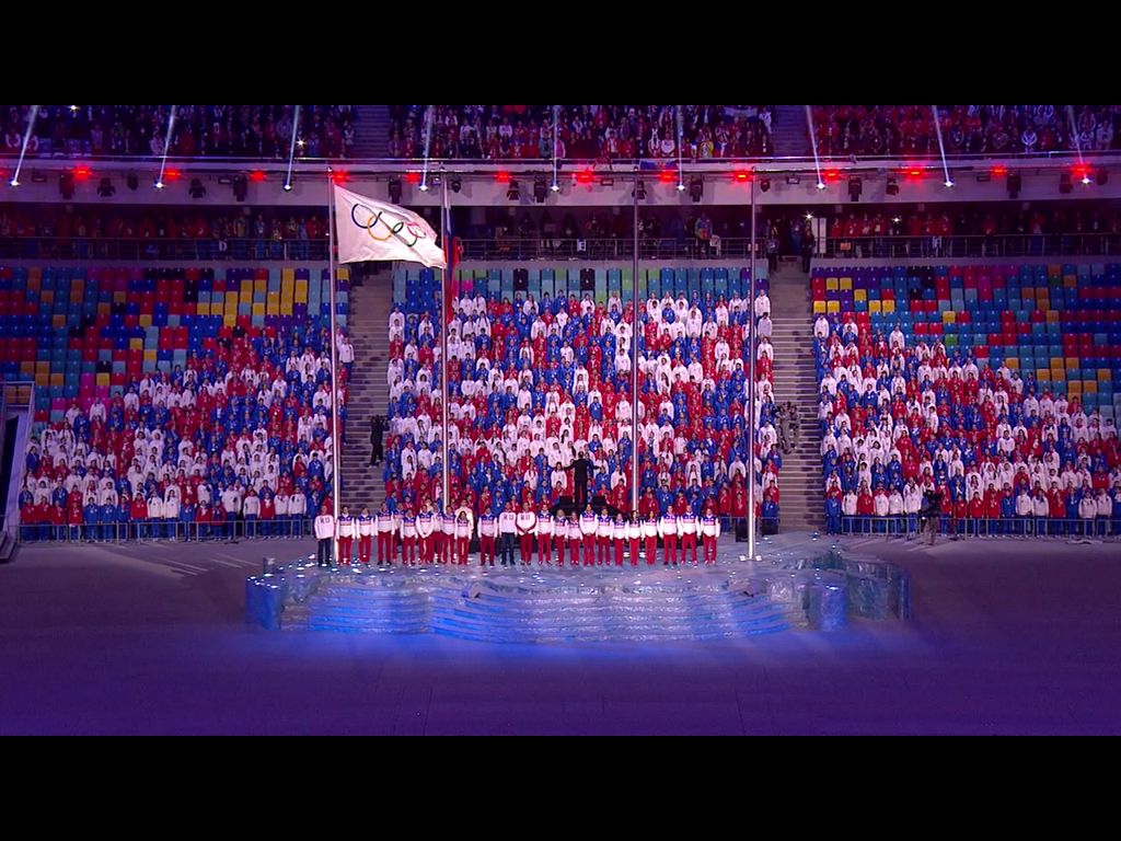 Прощание олимпийского. Мацуев на закрытии олимпиады. Исполнение гимна России на Олимпиаде в Сочи.