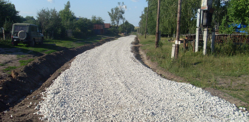 Фото гравийная дорога