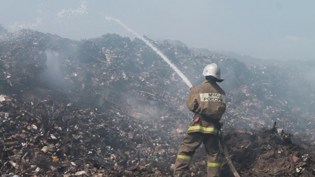 Прокуратура Моршанска проверяет обстоятельства пожара на городском мусорном полигоне