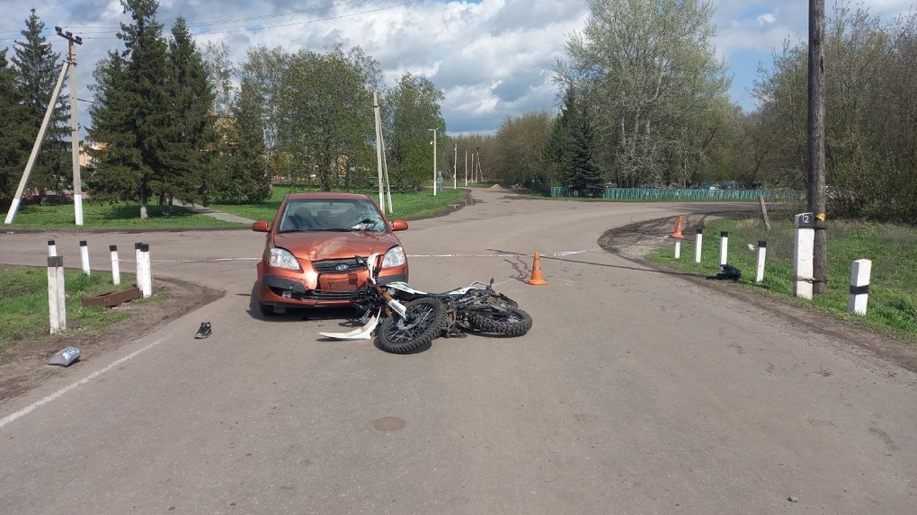 В районном центре Тамбовской области в ДТП погиб 43-летний мотоциклист