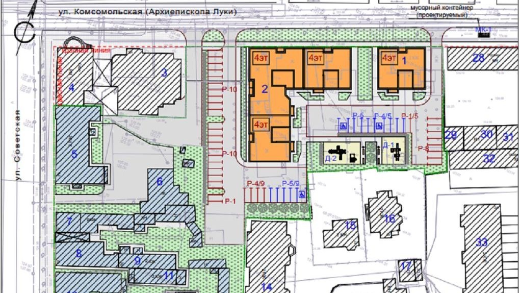 В Тамбове планируют проект жилой застройки в историческом центре города