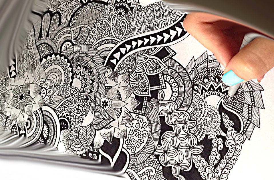 Как называется рисунок. Zentangle doodling Зентангл и дудлинг. Техника Зентангл. Стиль рисования Зентангл. Стиль рисования дудлинг.