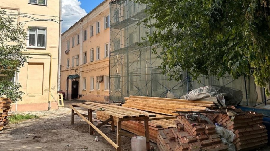 В Тамбове проводят ремонт бывшего здания Носовской богадельни