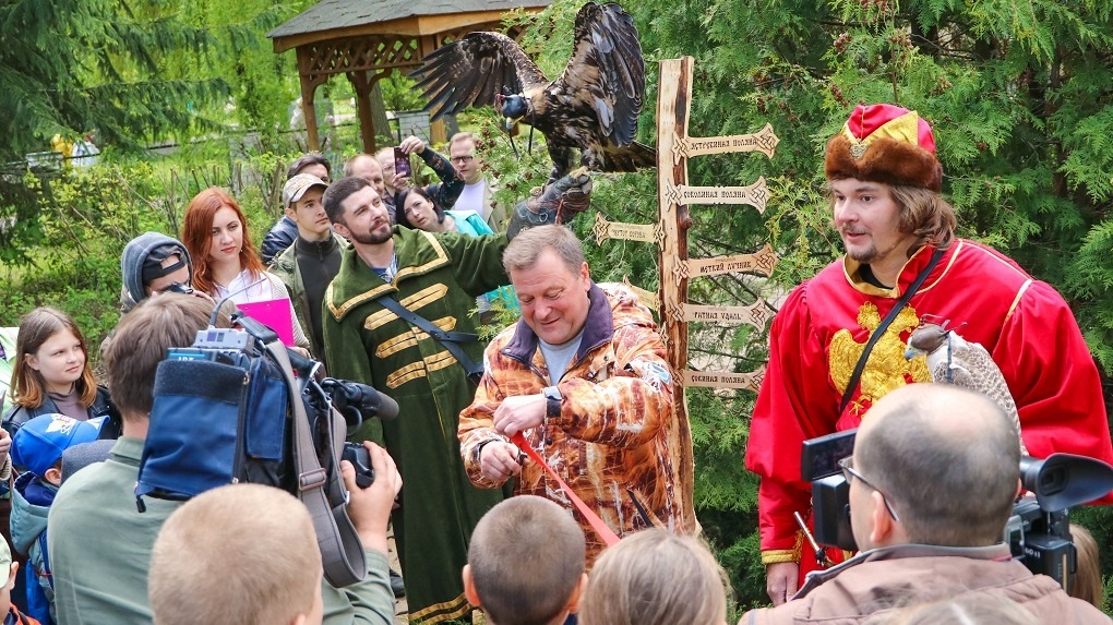 В Мичуринске открыли Центр охраны хищных птиц и развития соколиной охоты «Русский сокол»