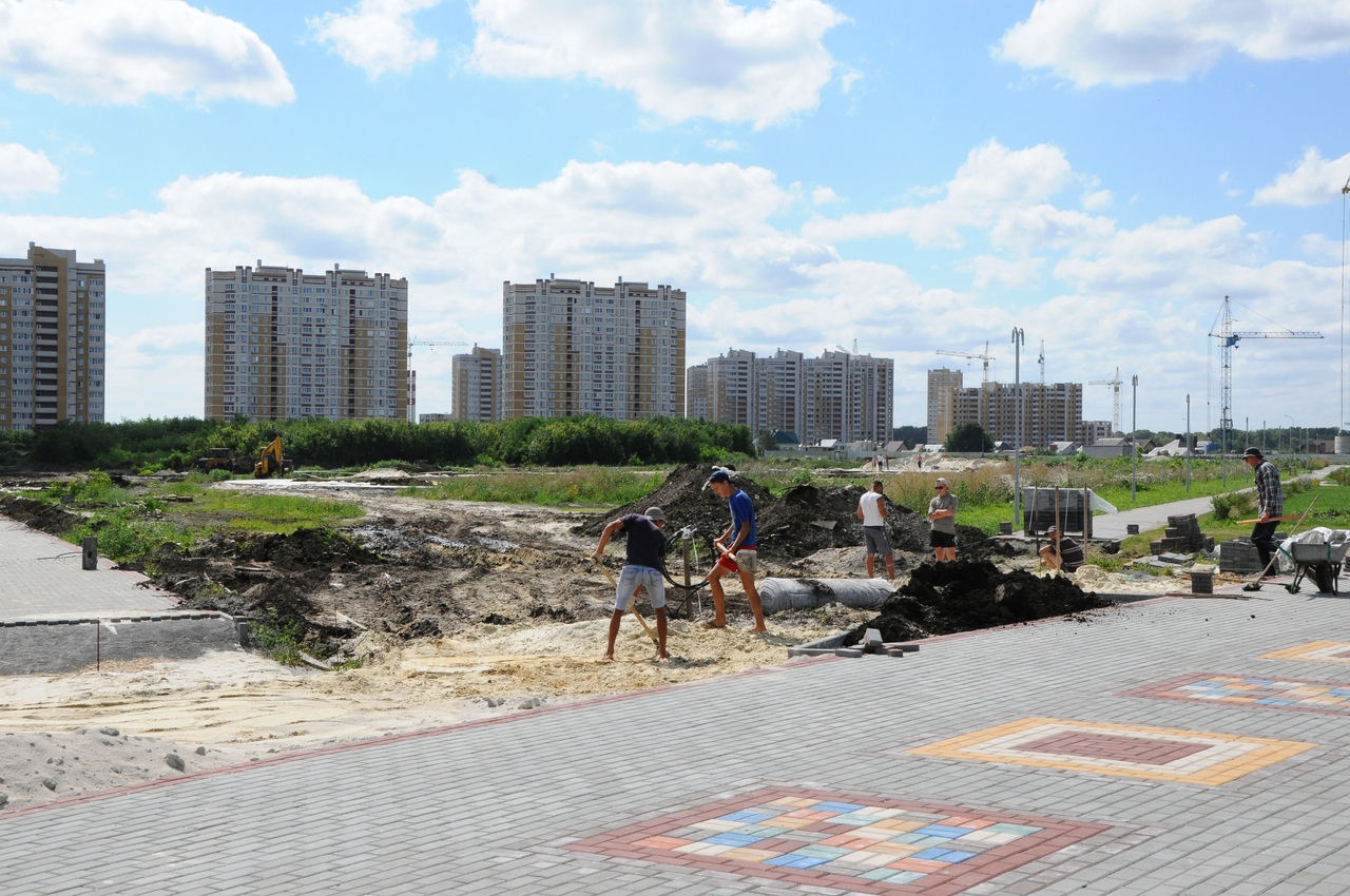 Благоустройство севера. Олимпийский парк Тамбов стройка. Олимпийский парк Тамбов зимой. ЖК Олимпийский Тамбов. Парк на олимпийской Тюмень.