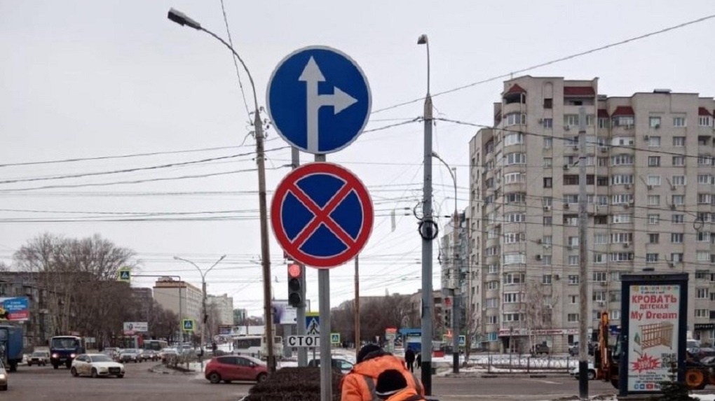На перекрестке улицы Рылеева и бульвара Энтузиастов в Тамбове изменили движение транспортных средств