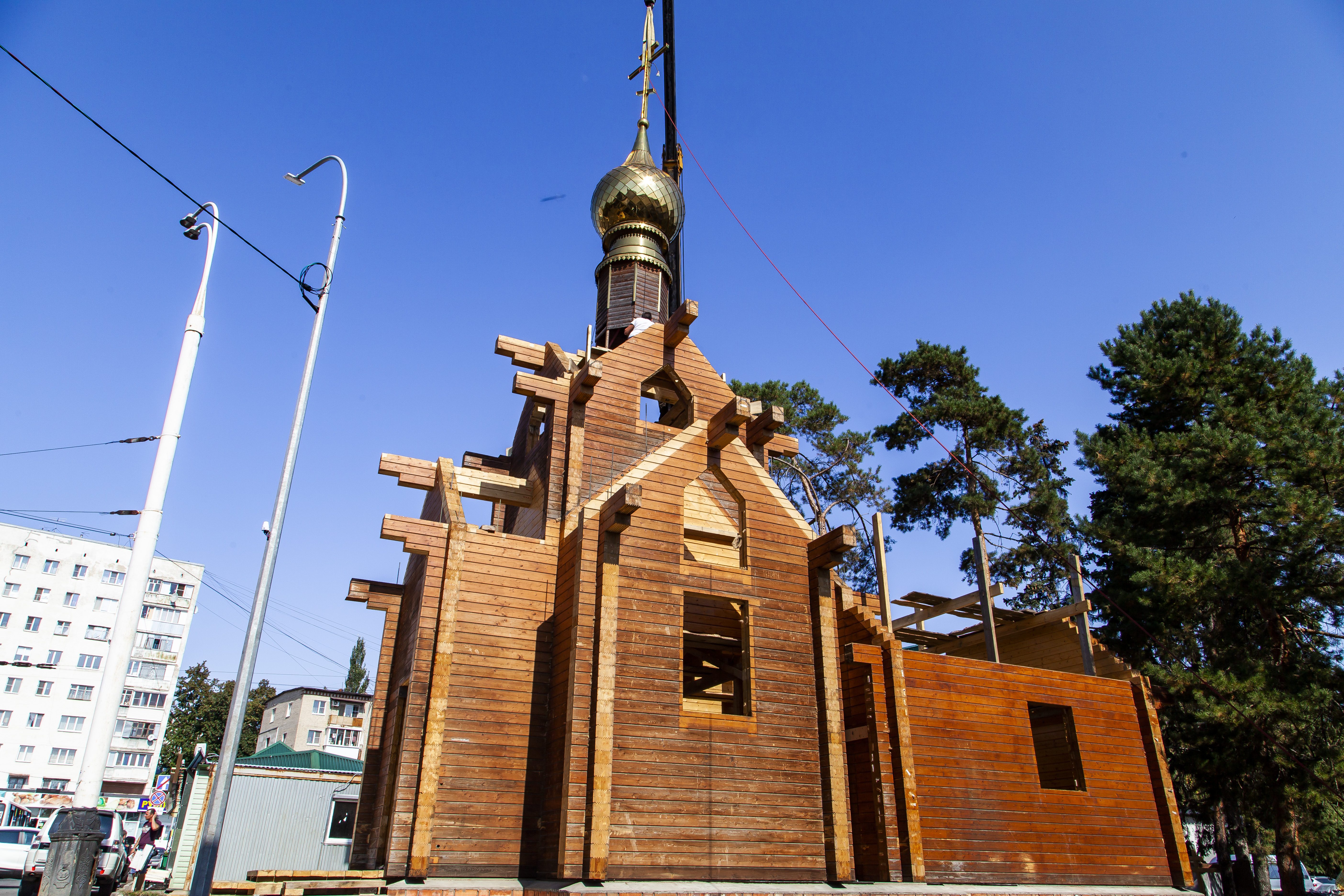 Строящийся храм. Храм часовня Евгения Родионова Барнаул. Храм часовня Евгения Родионова Каташ. Храм часовня на ст. Динамо в Тамбове. Церковь около стадиона Динамо.