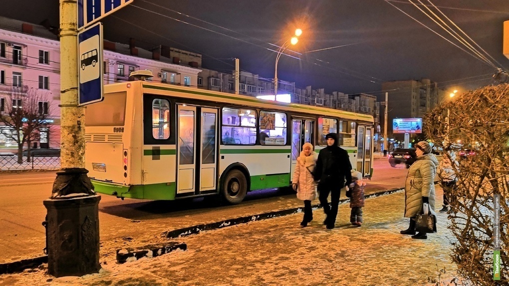 В Крещенскую ночь в Тамбове пустят дополнительные автобусы