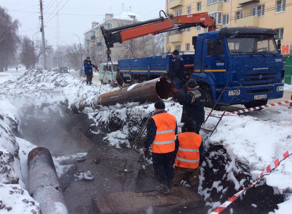 Аварии водопроводной сети