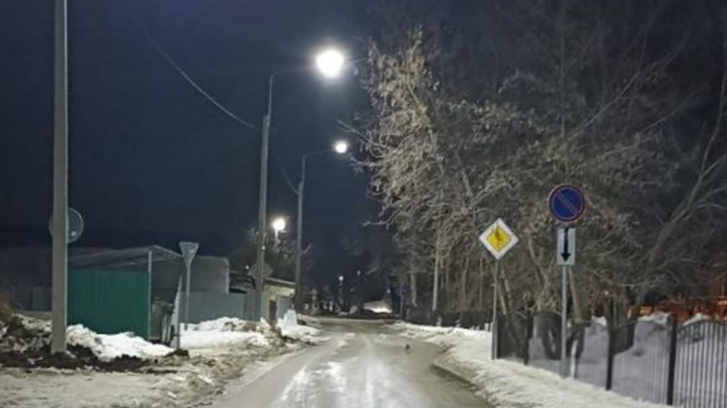 На улице в северной части Тамбова смонтировали линию уличного освещения