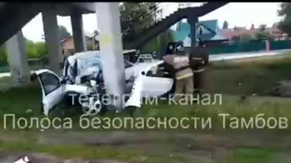 На окраине Мичуринска в дорожно-транспортном происшествии погибли двое мужчин
