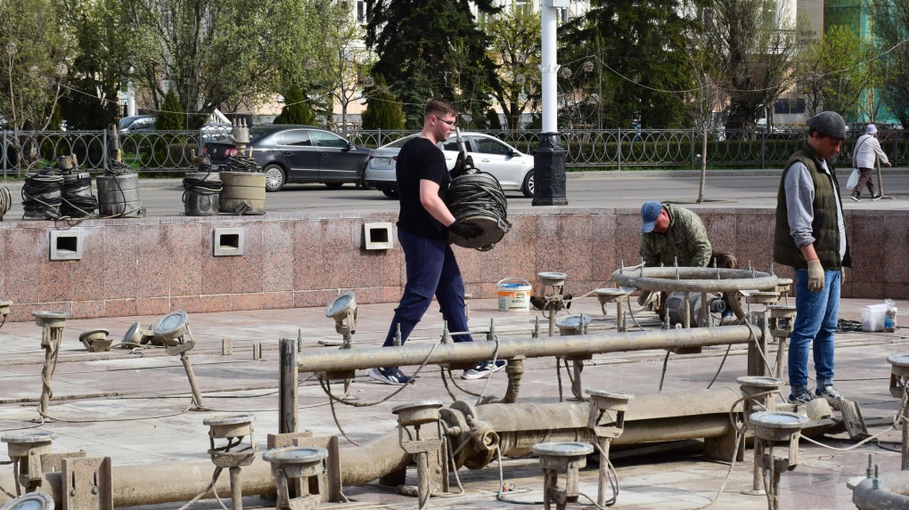 В субботу следующей недели в Тамбове заработают 18 городских фонтанов