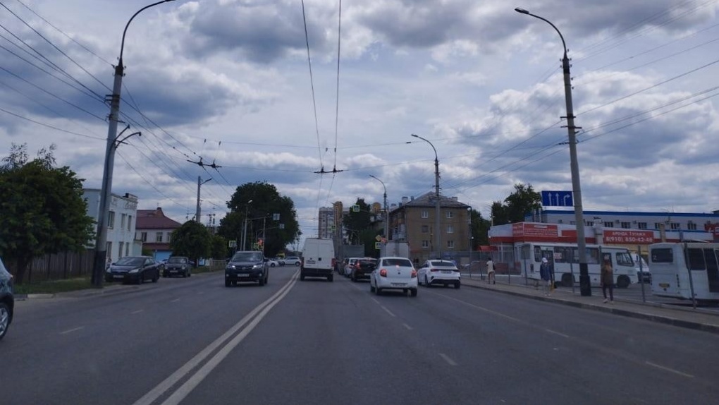 В Тамбове на перекрестке Мичуринской с Пролетарской запретили левый поворот