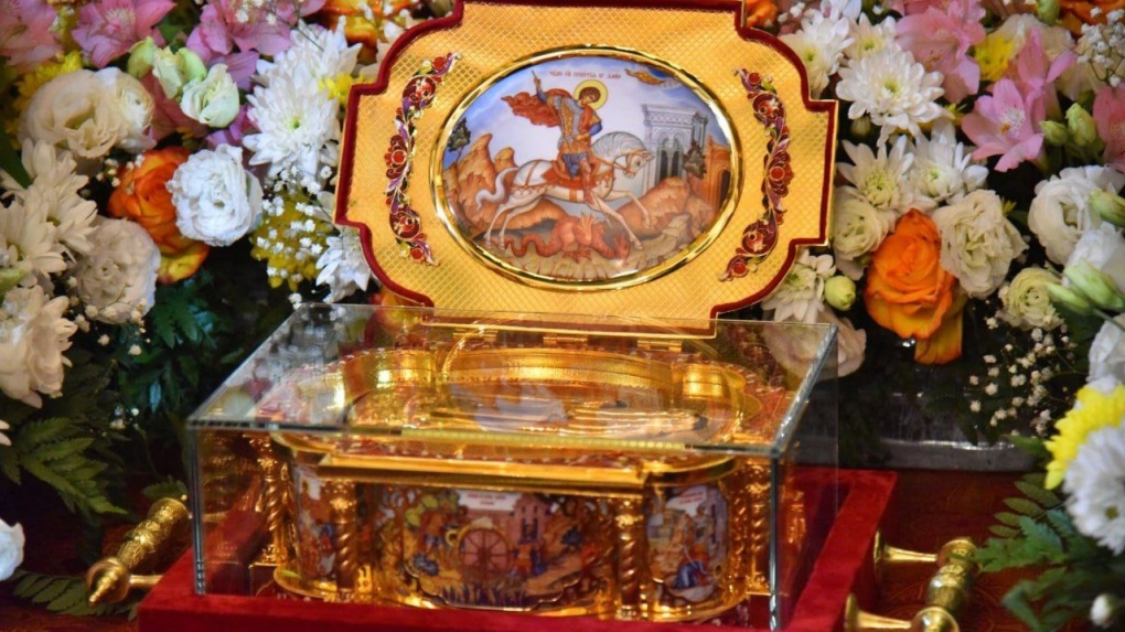 Послезавтра в Тамбов прибудет ковчег со святыми мощами Георгия Победоносца