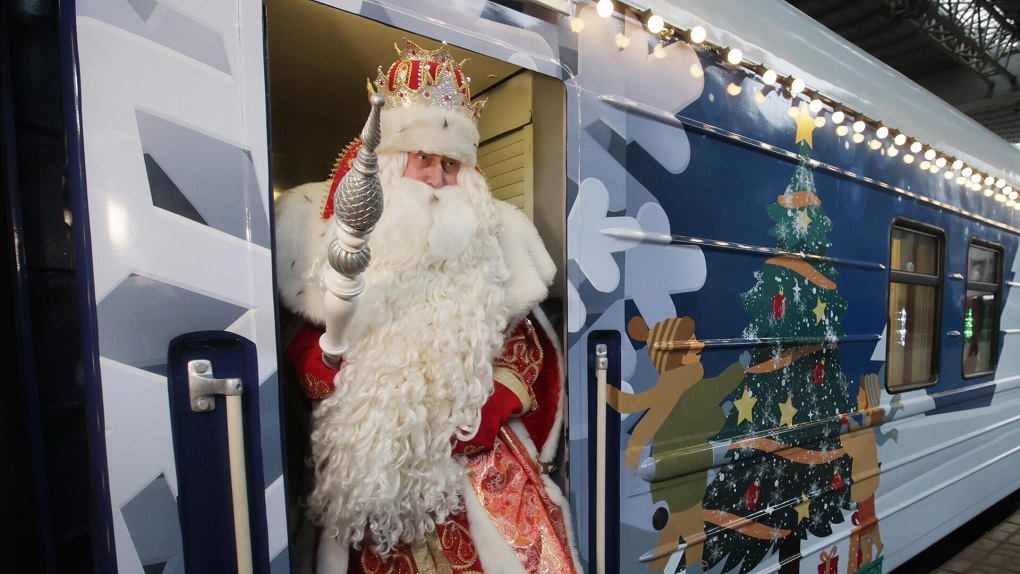 В этом году Поезд Деда Мороза сделает остановки в Тамбове и в Мичуринске (0+)
