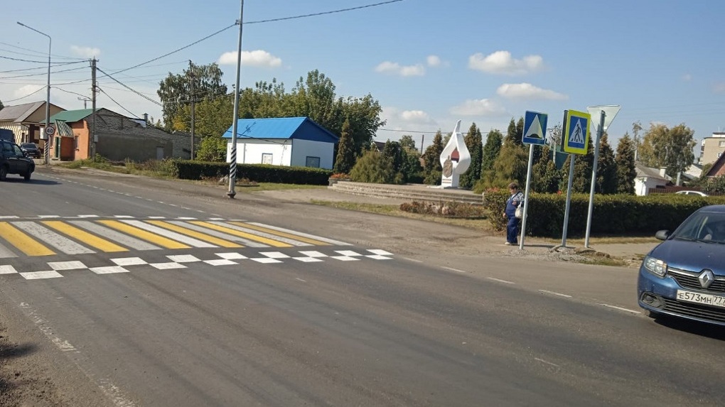 В Моршанске впервые в Тамбовской области установят проекционные пешеходные переходы
