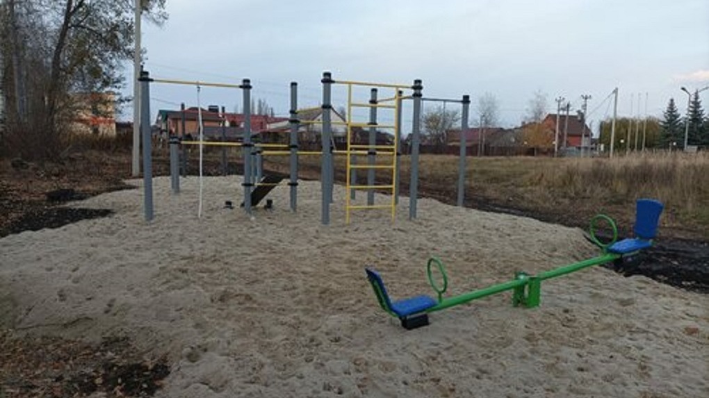 В Бокино и Периксе установили детское игровое и спортивное оборудование на четырех площадках