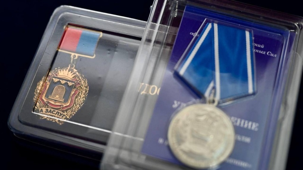 В Тамбовской области прошло вручение медалей ветеранам боевых действий