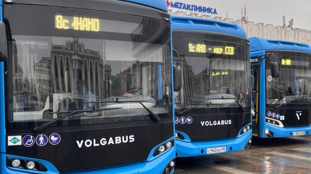 12 новых автобусов начали курсировать в Тамбове по маршрутам №8 и №8С
